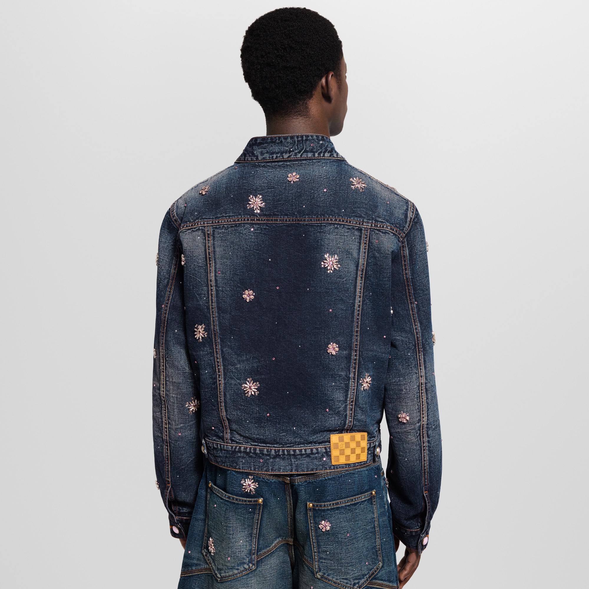 Embroidered Denim Kimono Jacket - Ready to Wear | LOUIS VUITTON
